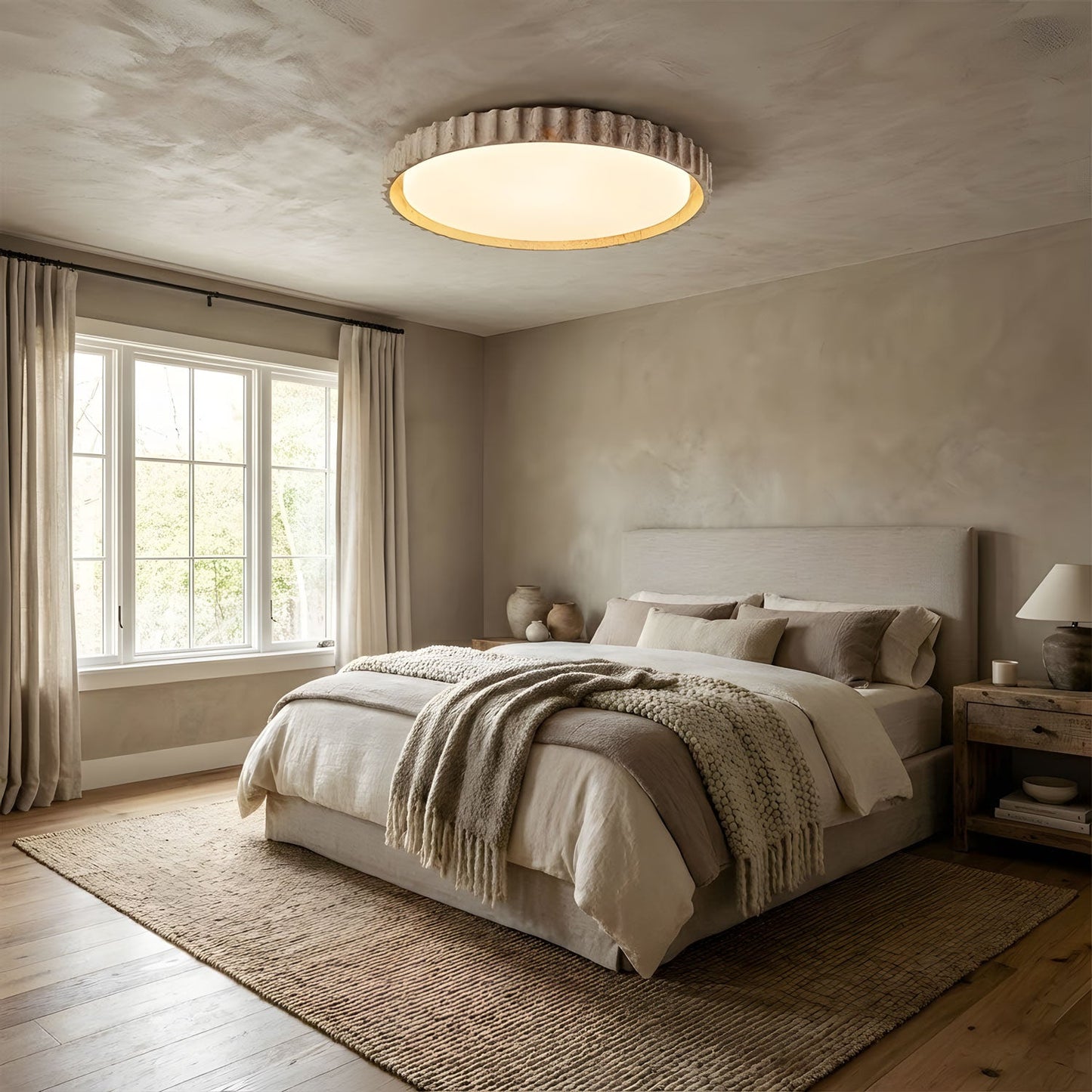 Riva Stone Ceiling Light
