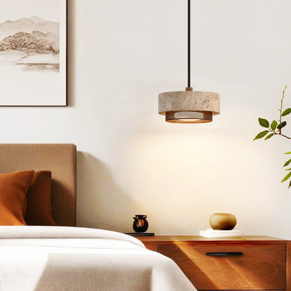 Riva Travertine Pendant Lamp