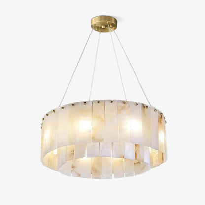 Rock Alabaster Electrolier Chandelier