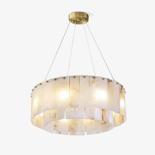 Rock Alabaster Electrolier Chandelier