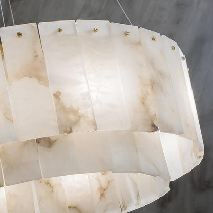 Rock Alabaster Electrolier Chandelier