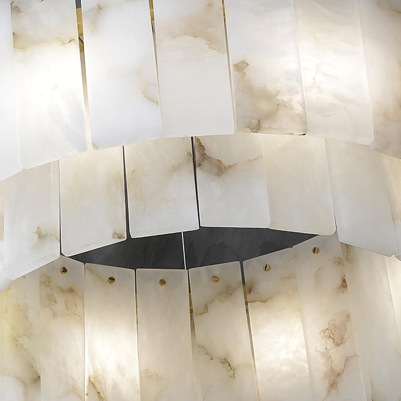 Rock Alabaster Electrolier Chandelier