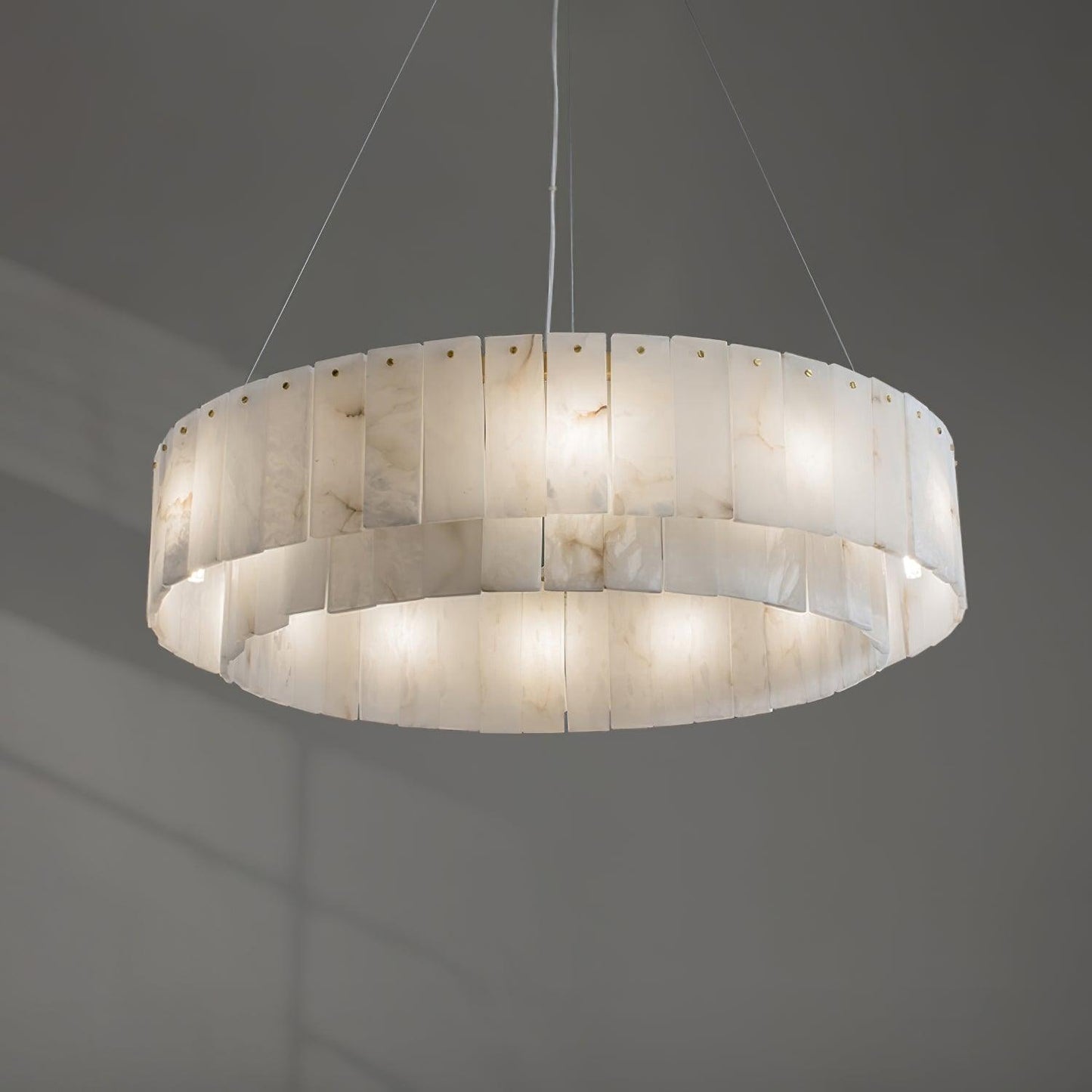 Rock Alabaster Electrolier Chandelier