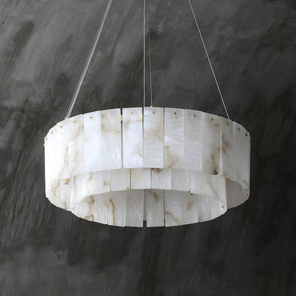 Rock Alabaster Electrolier Chandelier