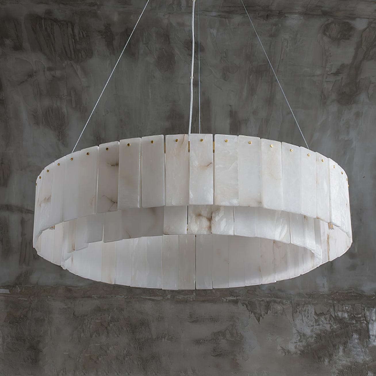 Rock Alabaster Electrolier Chandelier