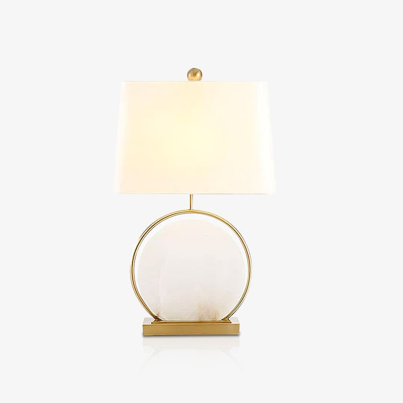 Roma White Marble Desk lamp Table Lamp