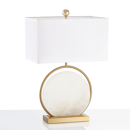 Roma White Marble Desk lamp Table Lamp