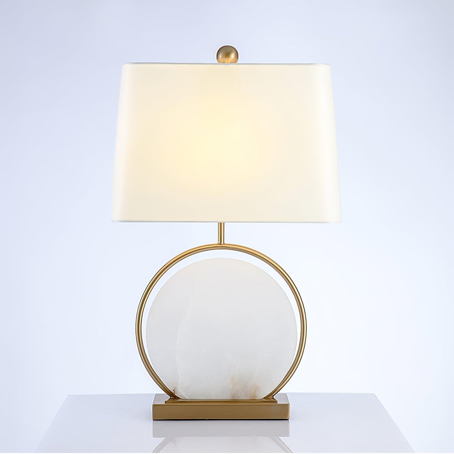 Roma White Marble Desk lamp Table Lamp