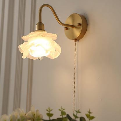 Rose Brass Wall sconce Wall Light