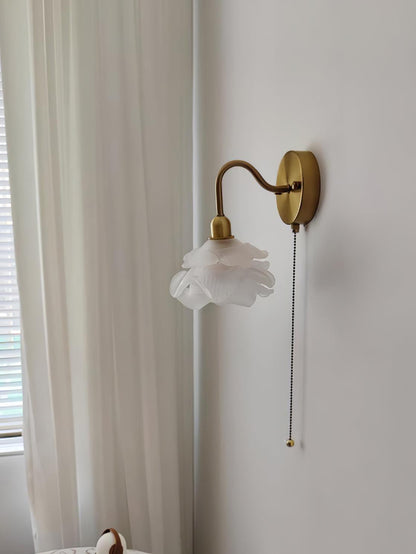 Rose Brass Wall sconce Wall Light