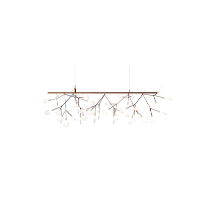 Rose Gold Firefly LED Crown Chandelier