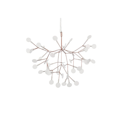 Rose Gold Firefly LED Crown Chandelier