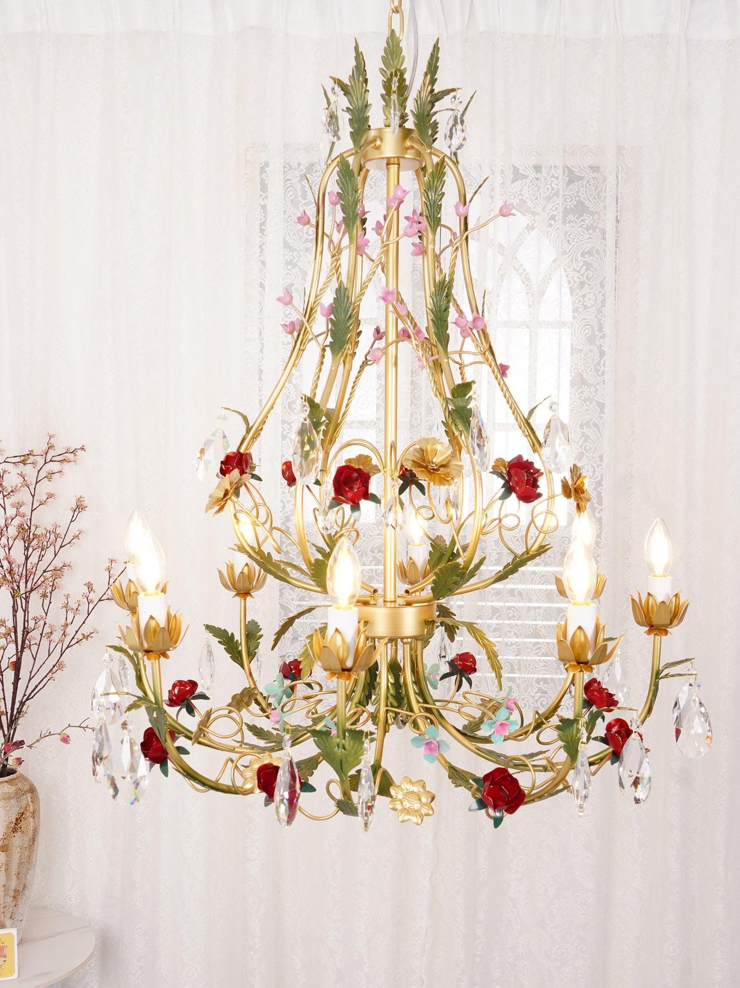 Rose Love Gasolier Chandelier