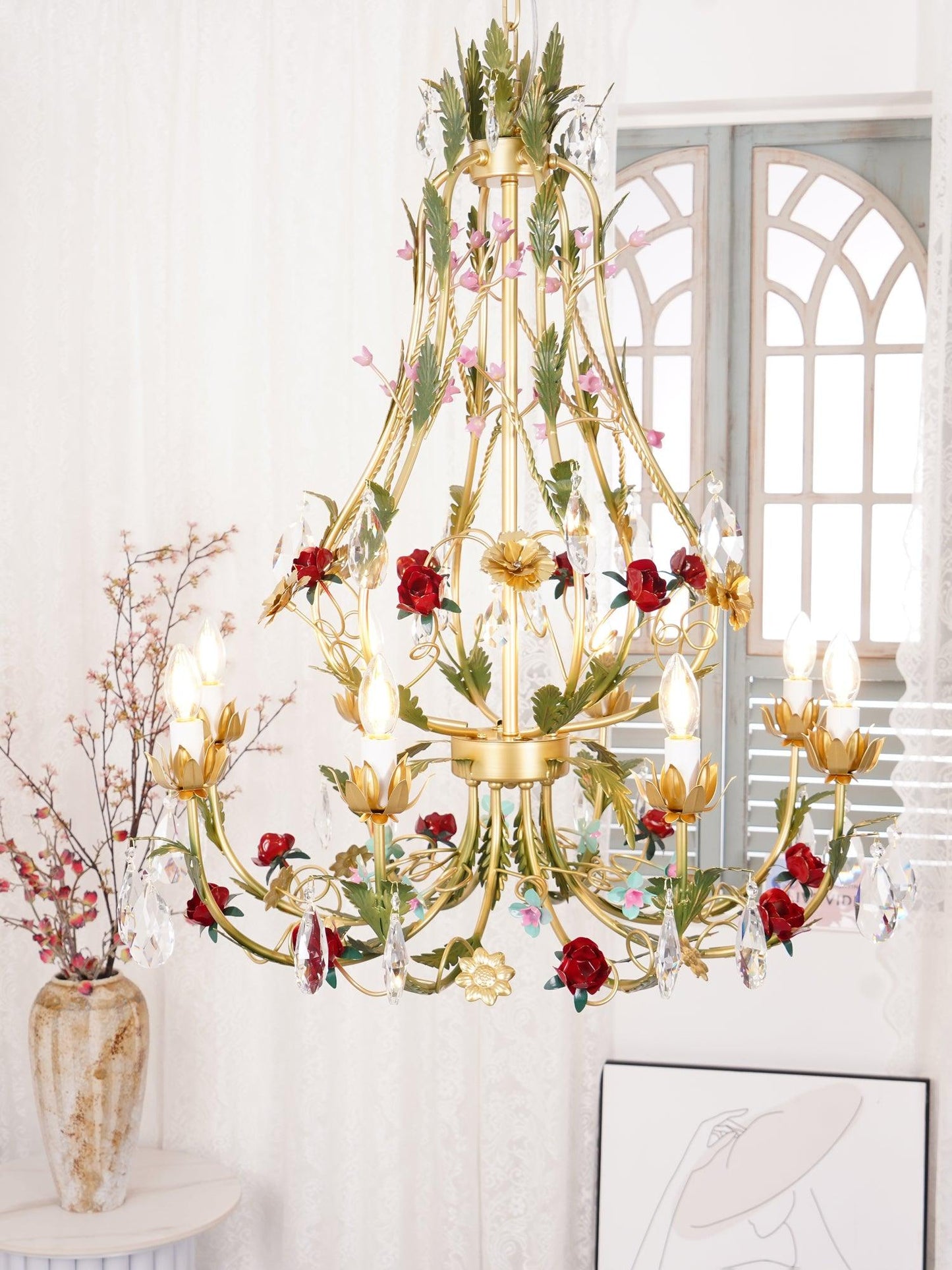 Rose Love Gasolier Chandelier