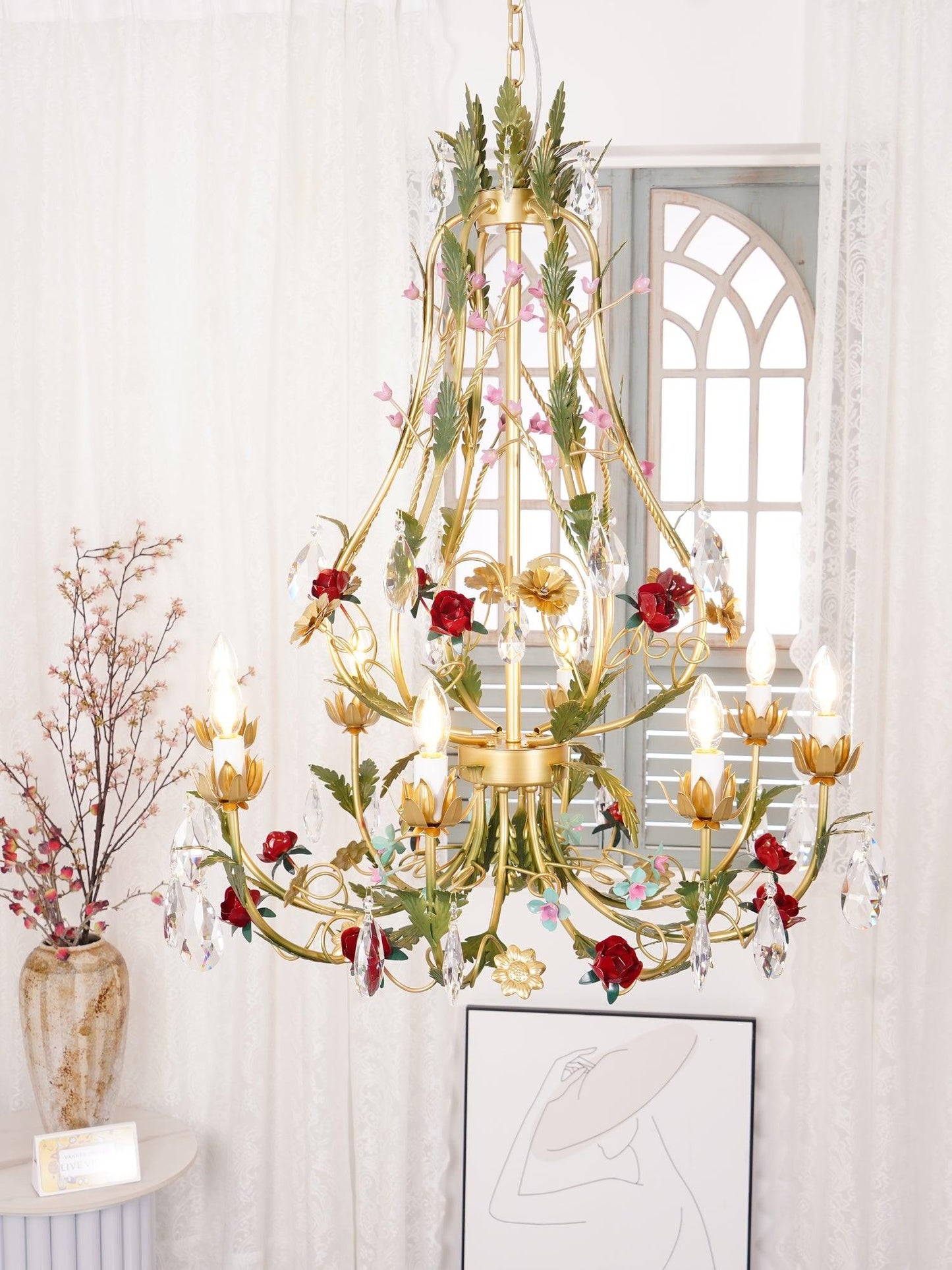 Rose Love Gasolier Chandelier