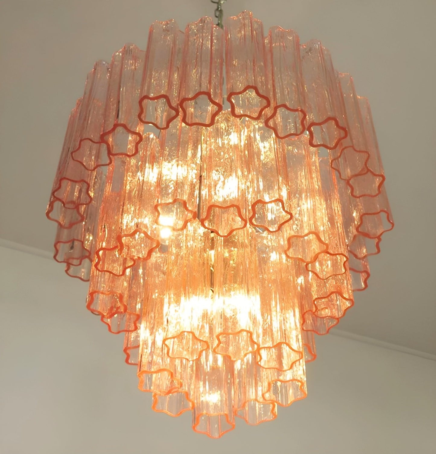 Rose Murano Glass Chandelier