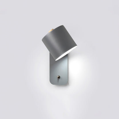 Rotatable Cylinder Rechargeable Wall Lamp