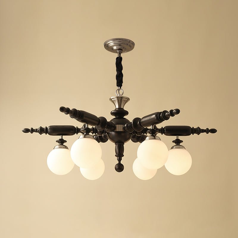 Rotating Stick Crown Chandelier