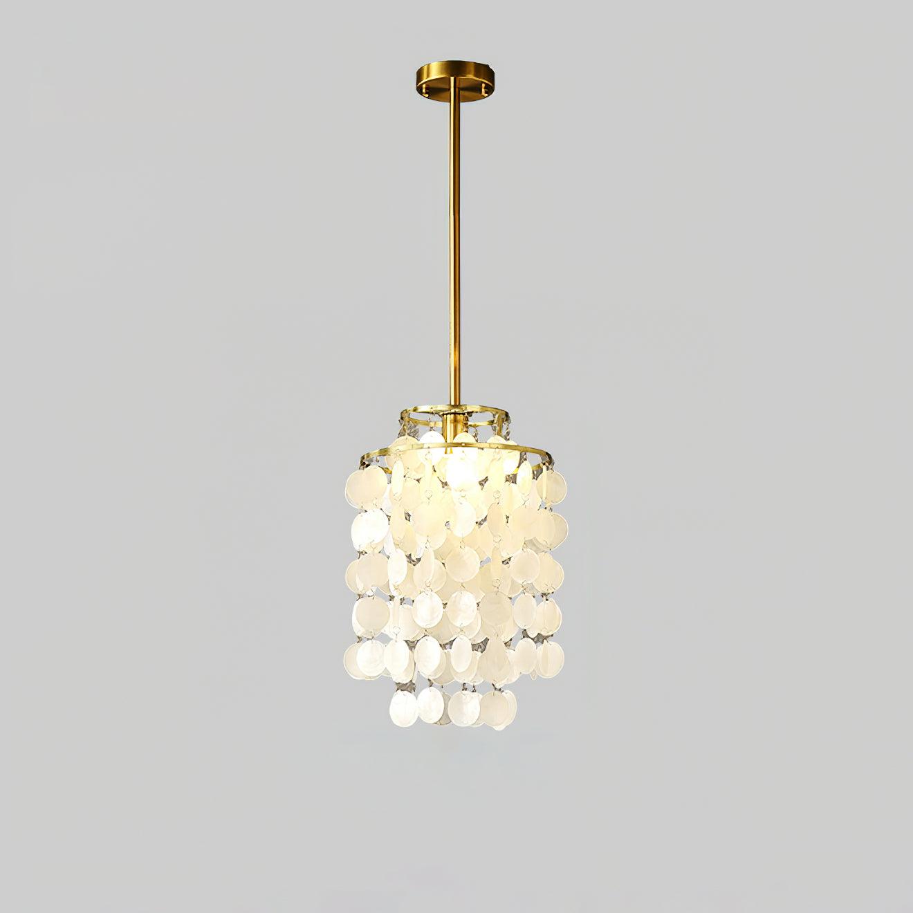 Round Shell Crown Chandelier B