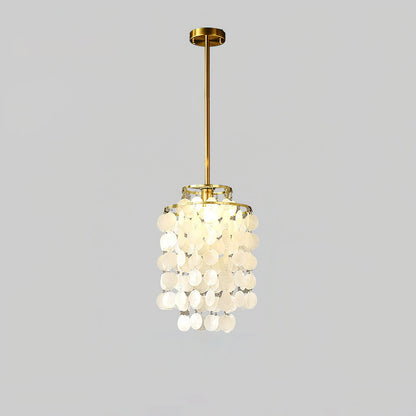 Round Shell Crown Chandelier B