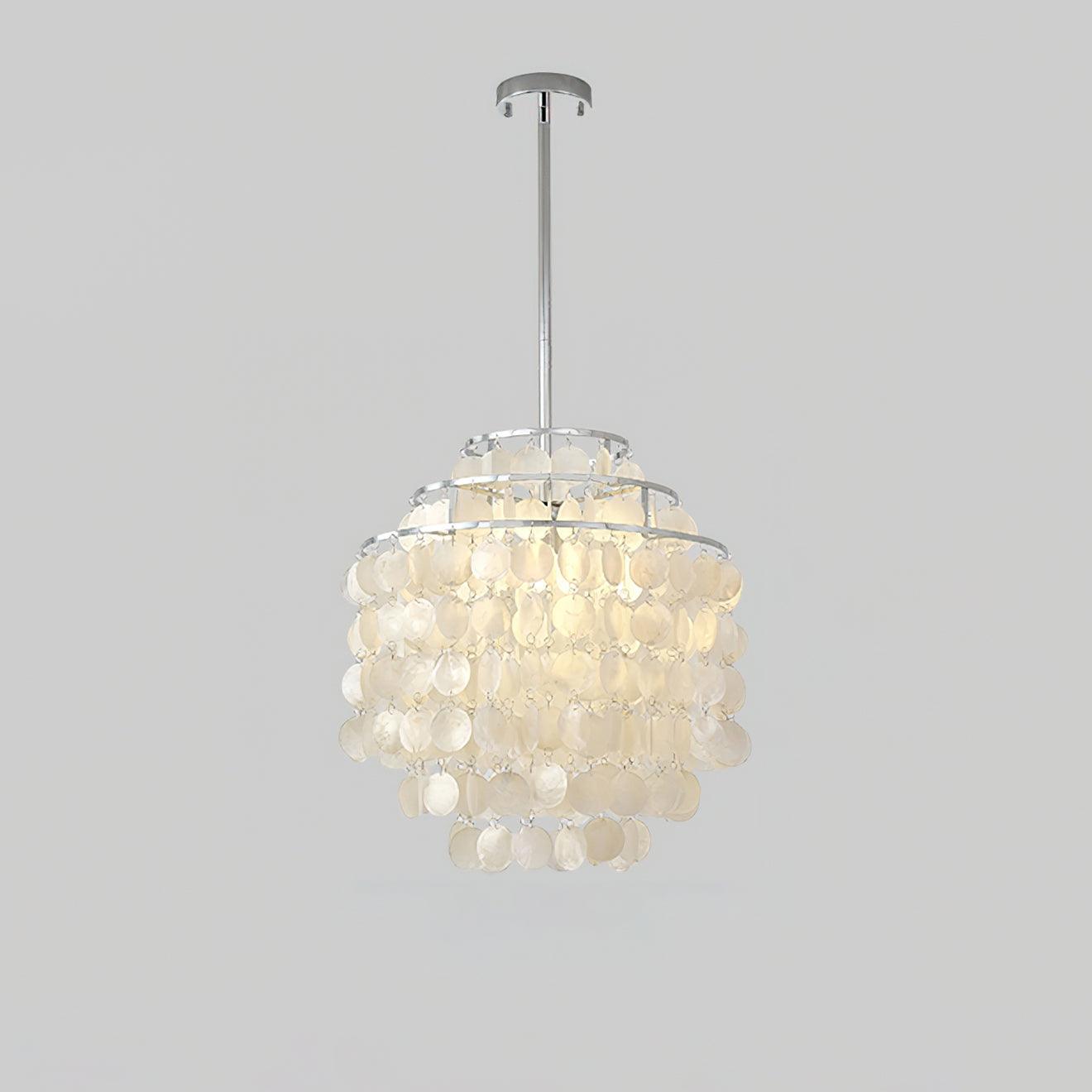 Round Shell Crown Chandelier B