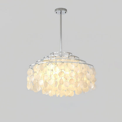 Round Shell Crown Chandelier B