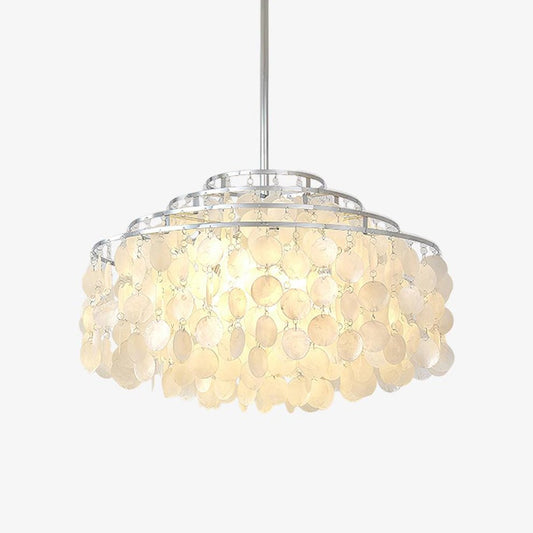 Round Shell Crown Chandelier B