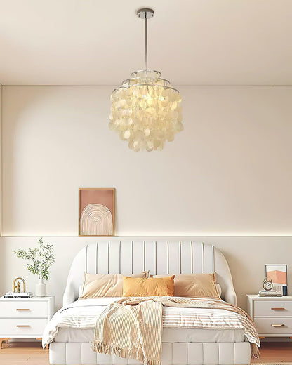 Round Shell Crown Chandelier B