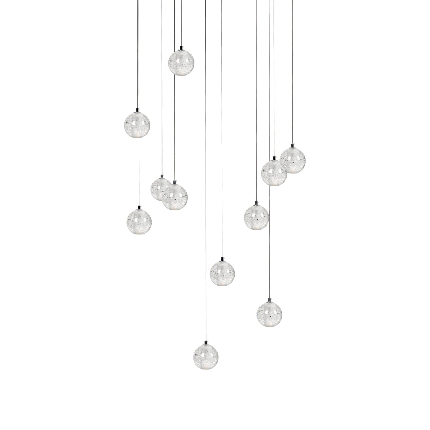 Crystal Bubbles Balls Pendant Lamp