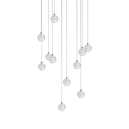 Crystal Bubbles Balls Pendant Lamp