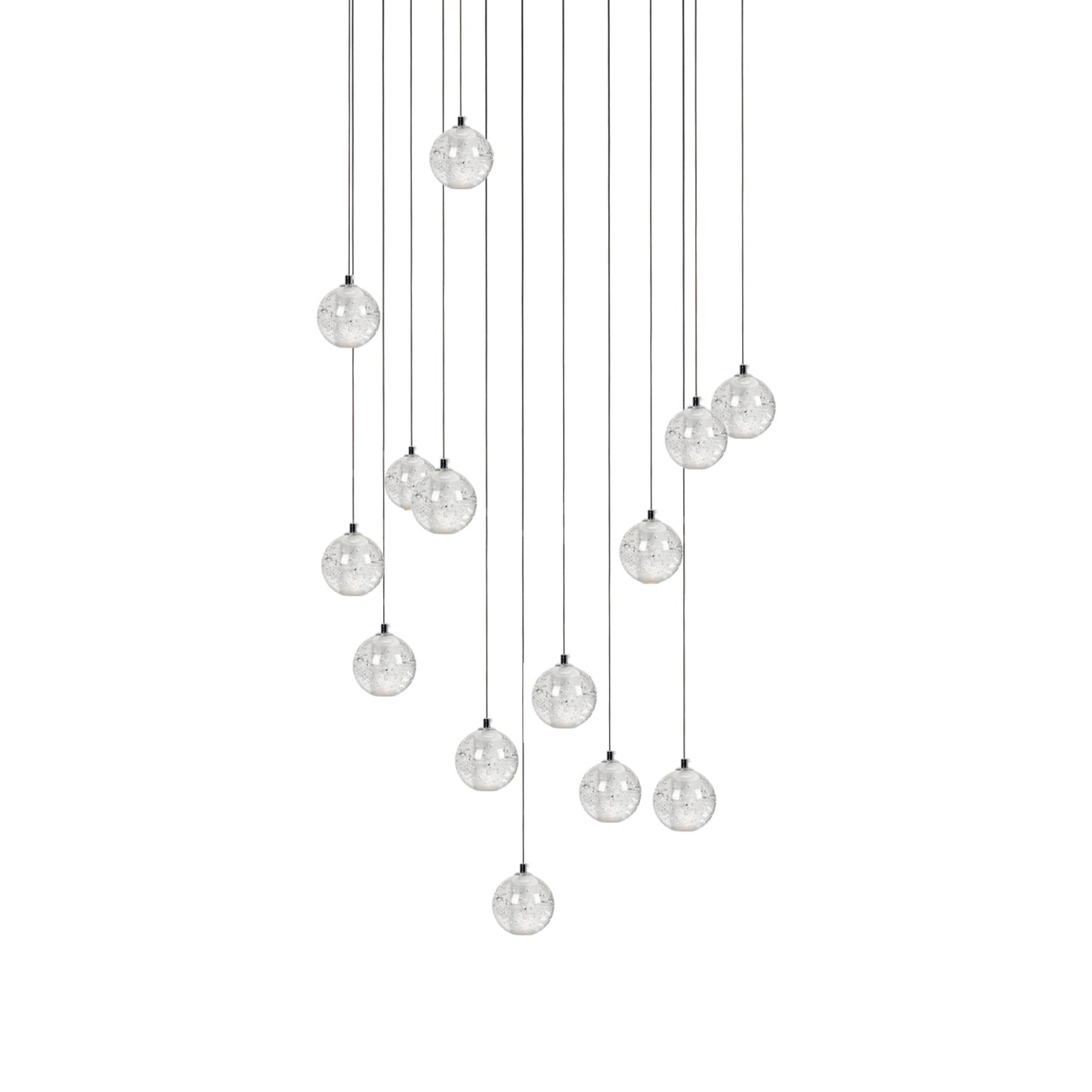 Crystal Bubbles Balls Pendant Lamp