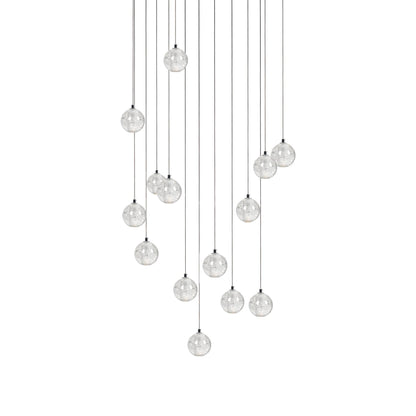 Crystal Bubbles Balls Pendant Lamp