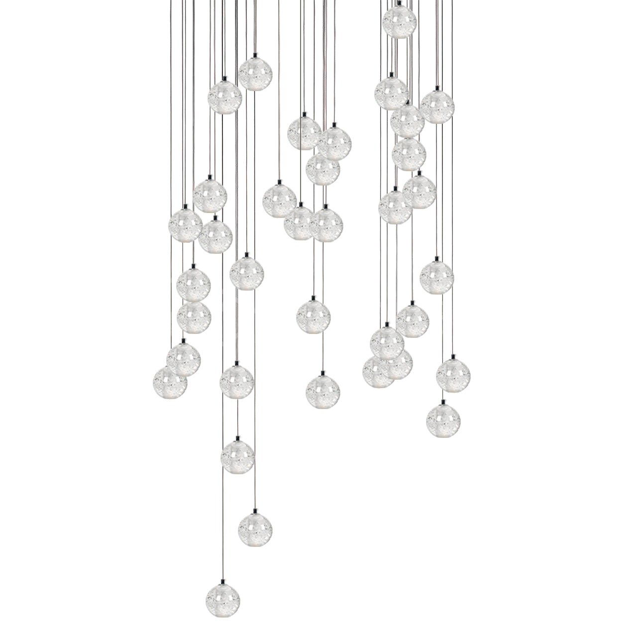 Crystal Bubbles Balls Pendant Lamp