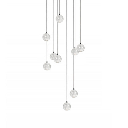 Crystal Bubbles Balls Pendant Lamp