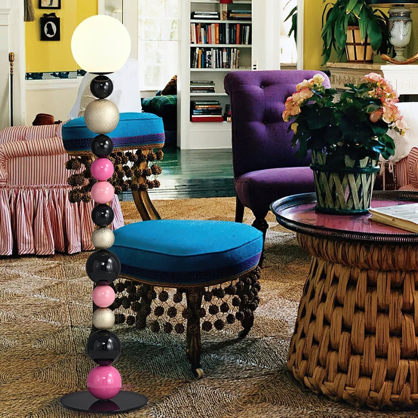 Round Balls Stacking Free-standing Lamp Floor Lamp