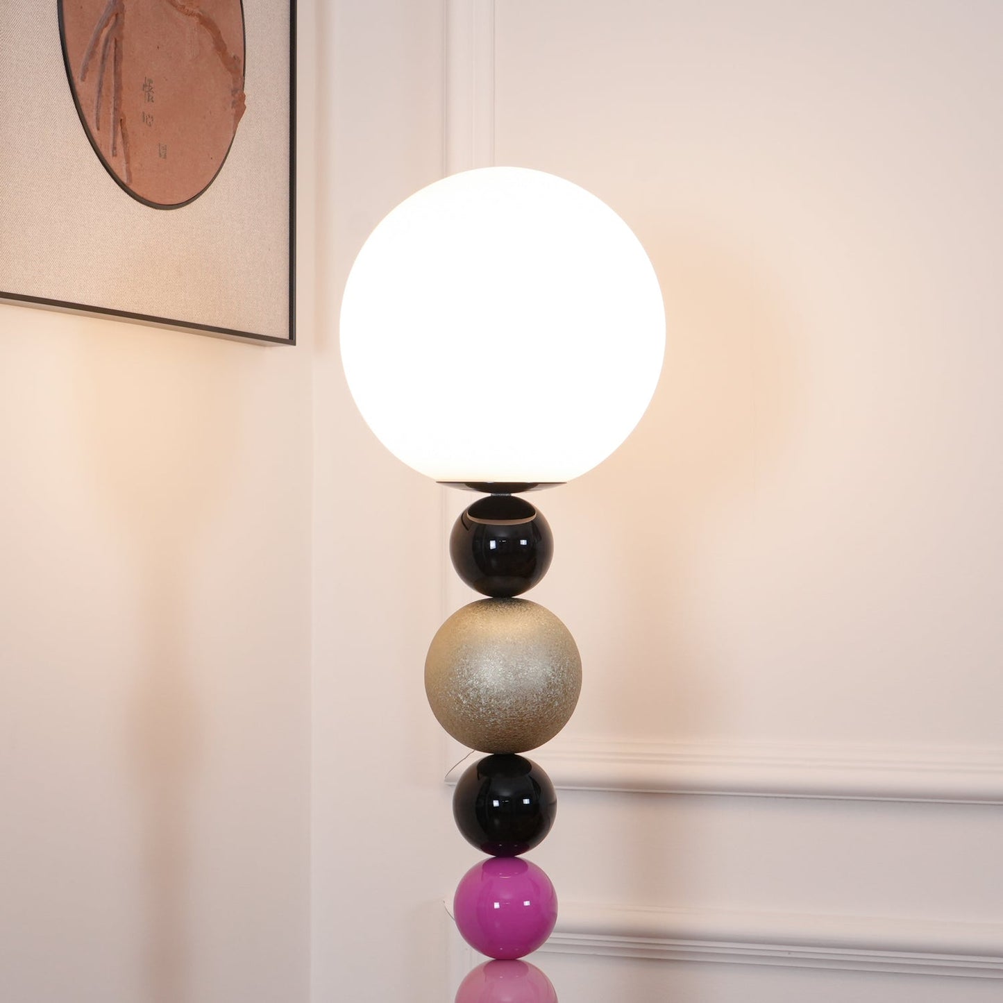 Round Balls Stacking Free-standing Lamp Floor Lamp