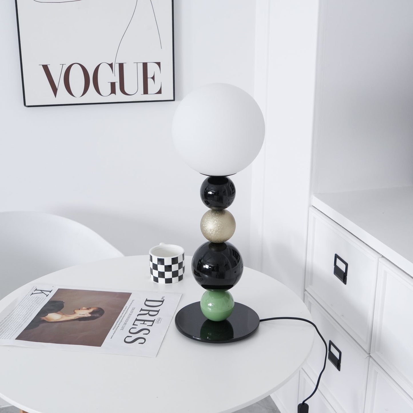 Round Balls Stacking Accent lamp Table Lamp