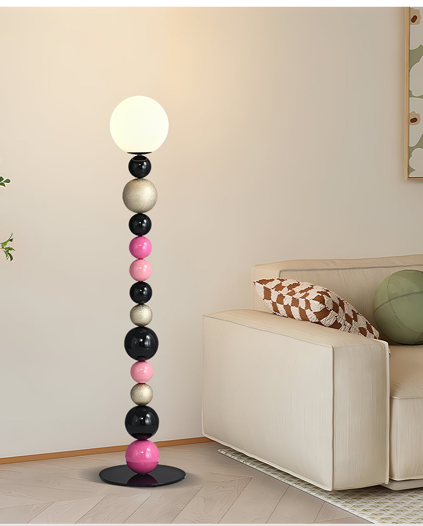 Round Balls Stacking Free-standing Lamp Floor Lamp