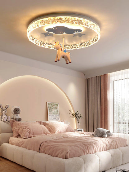 Round Carousel Children's Ceiling light Ceiling Lamp