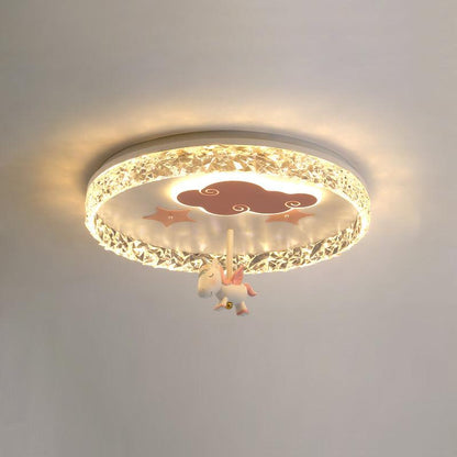 Round Carousel Children's Ceiling light Ceiling Lamp