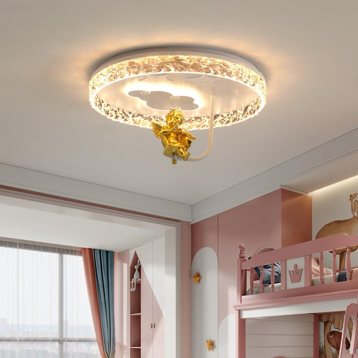 Round Carousel Children's Ceiling light Ceiling Lamp