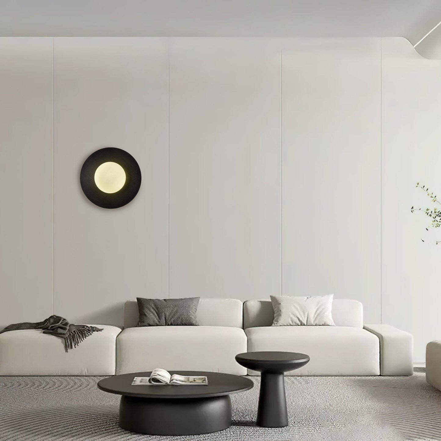 Round Glass Art Wall light Wall Lamp