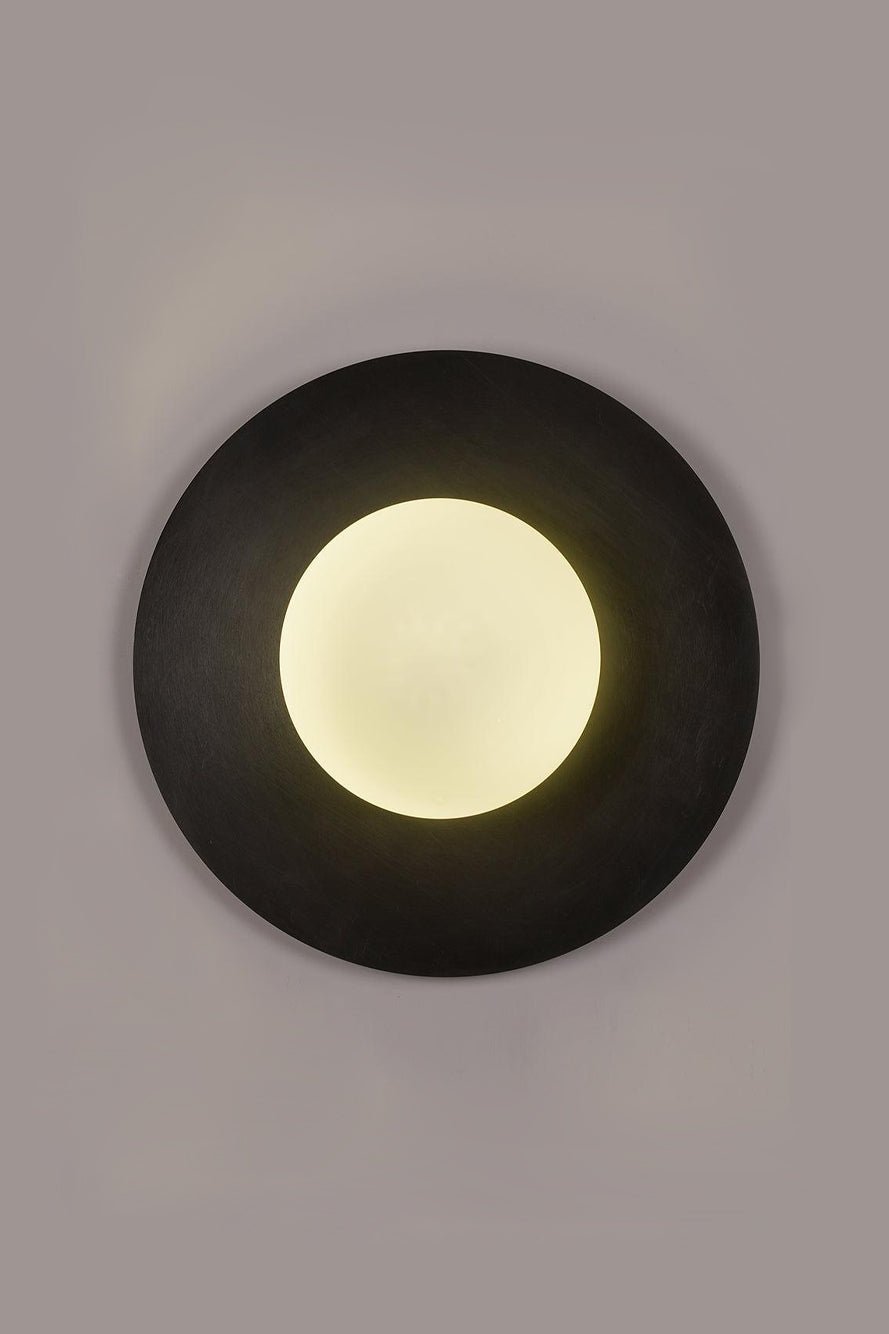 Round Glass Art Wall light Wall Lamp