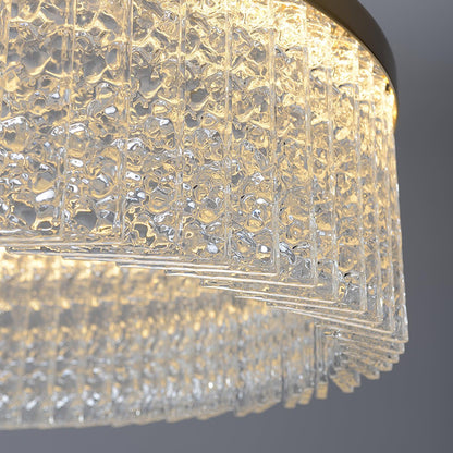 Round Halo Crystal Ceiling fixture Chandelier