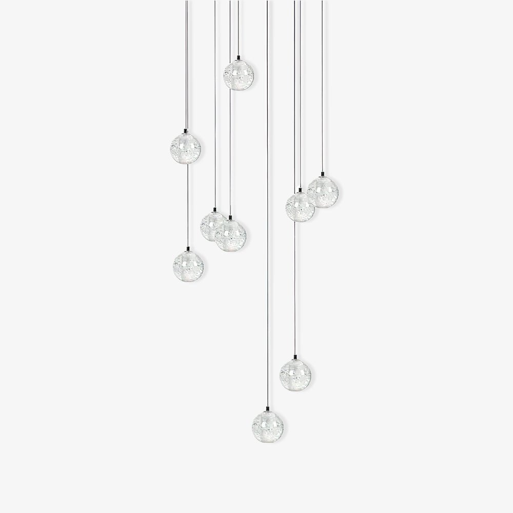 Crystal Bubbles Balls Pendant Lamp