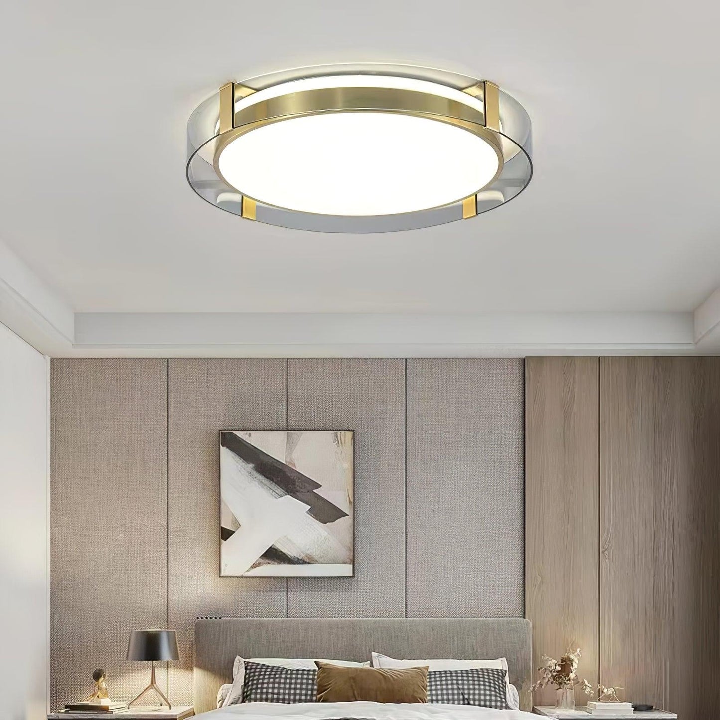 Round Low Profile Ceiling fixture Ceiling Light