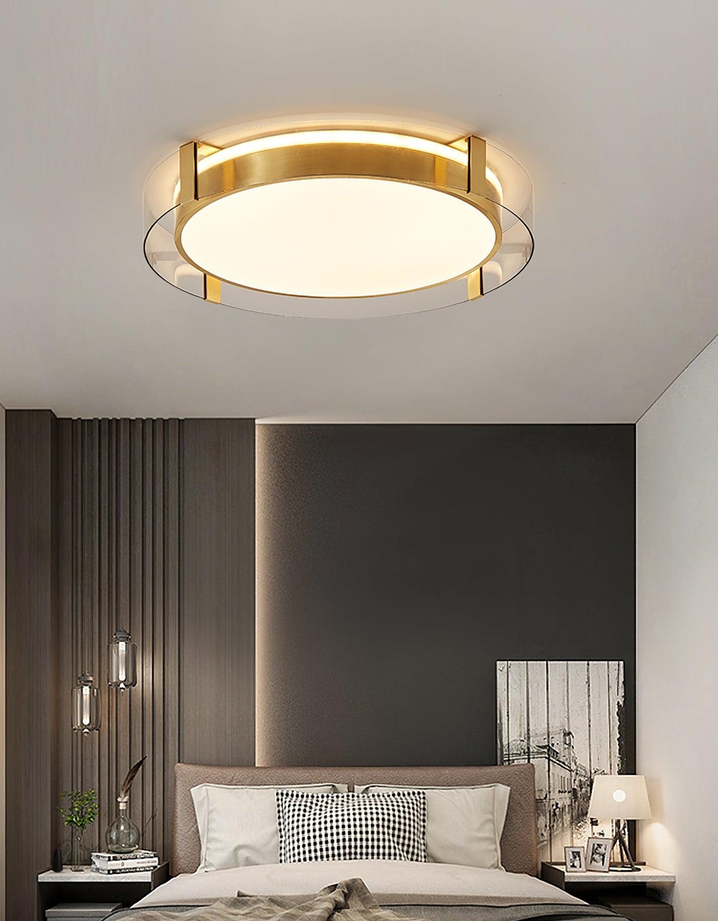 Round Low Profile Ceiling fixture Ceiling Light