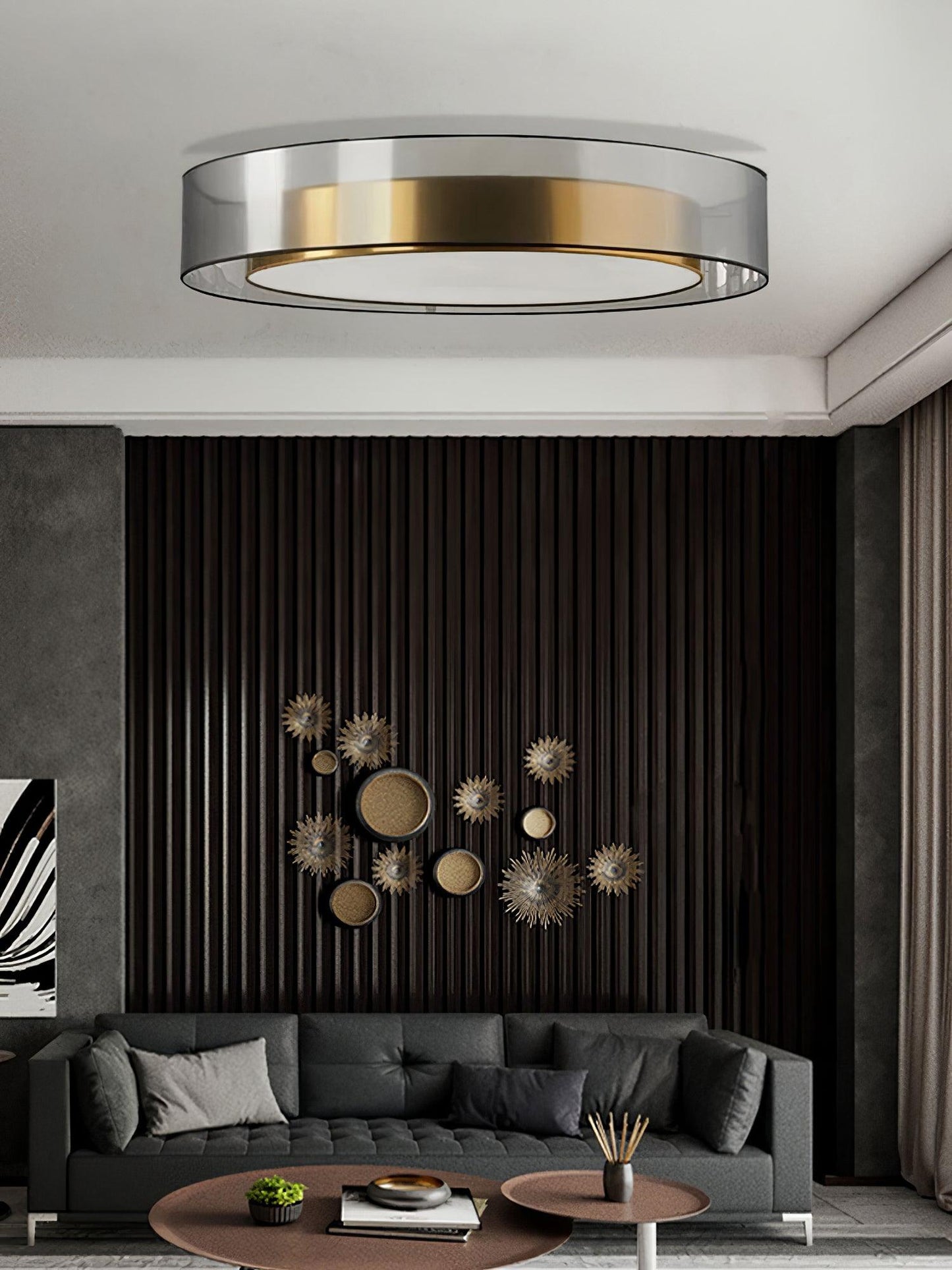 Round Low Profile Ceiling fixture Ceiling Light