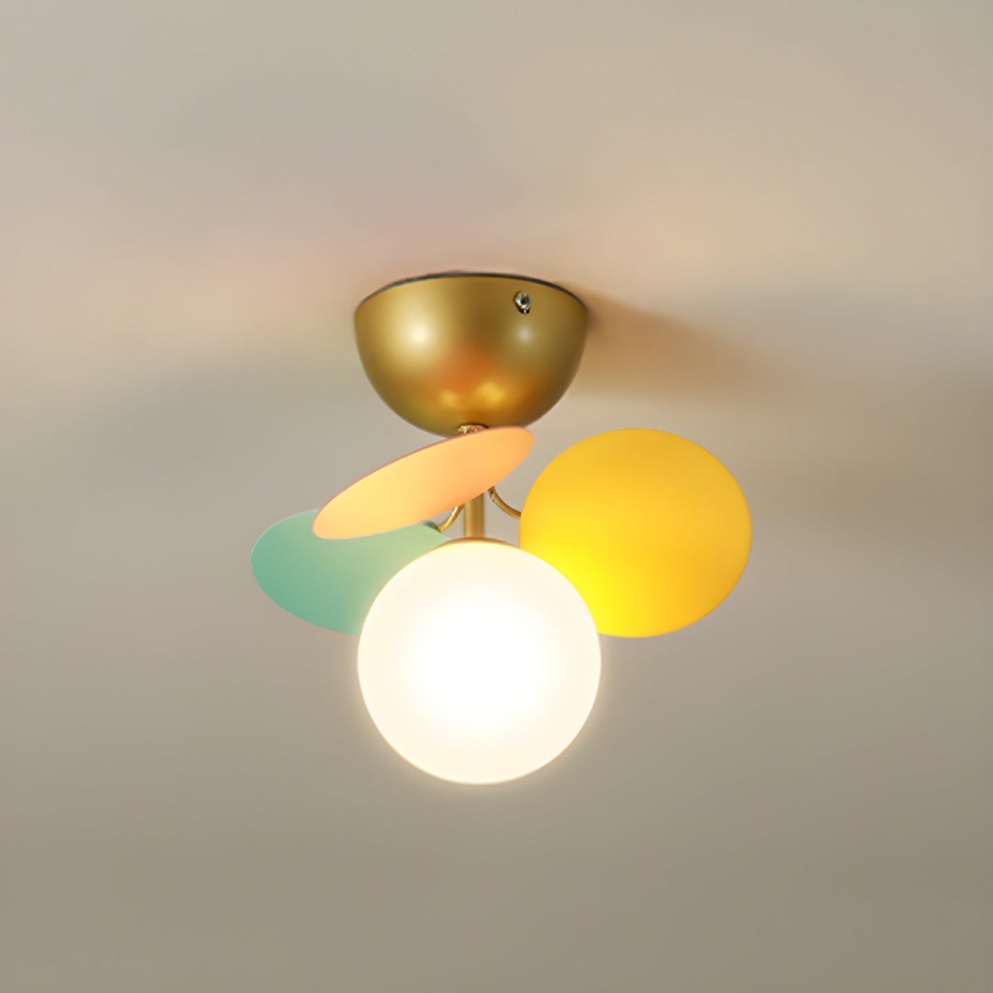 Round Macaron Overhead fixture Ceiling Lamp