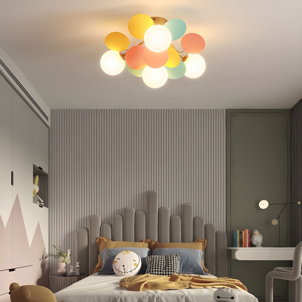 Round Macaron Overhead fixture Ceiling Lamp